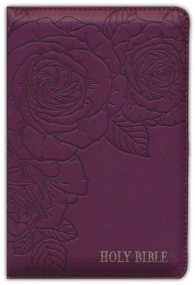 KJV, Compact Bible Zippered, Imitation Leather, Maroon - Image 2
