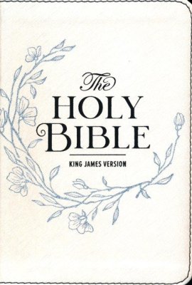 KJV, Compact Bible, Imitation Leather, White, Large Print - Image 2