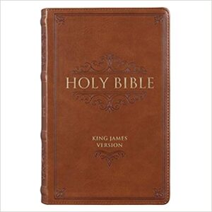 KJV, Standard Holy Bible, Faux Leather, Brown, Giant Print, Indexed