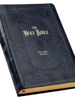 KJV, Full Size Holy Bible, Imitation Leather, Dark Brown, Giant Print