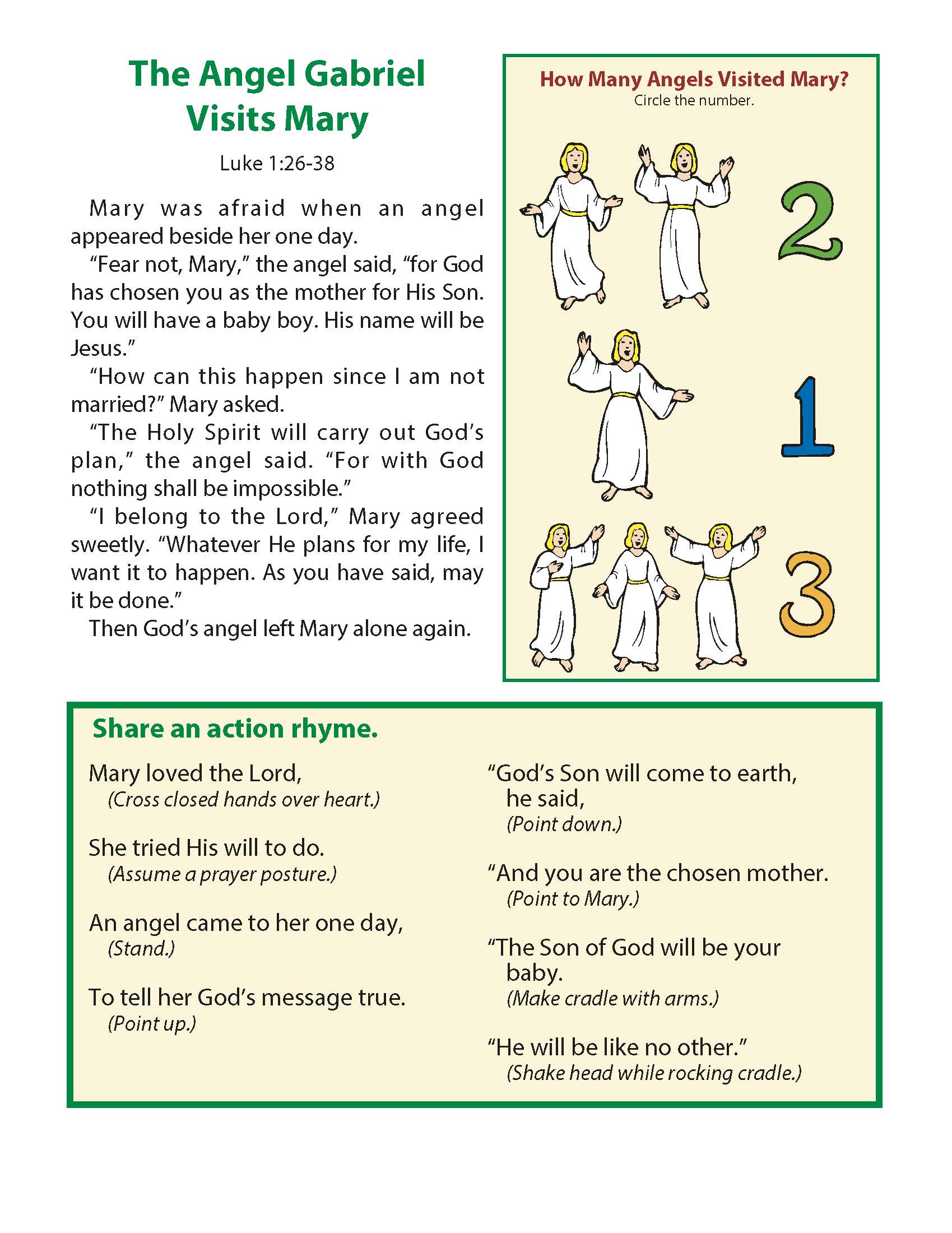 Sunday School, Bible Basics, Kindergarten Bible Stories Leaflets, Winter 2026-27 - Image 2