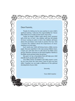 Sunday School, Bible Basics, Preschool Bible Stories, Winter 2026-27