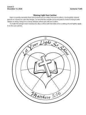 Sunday School, Bible Basics, Primary Make & Take, Winter 2026-27