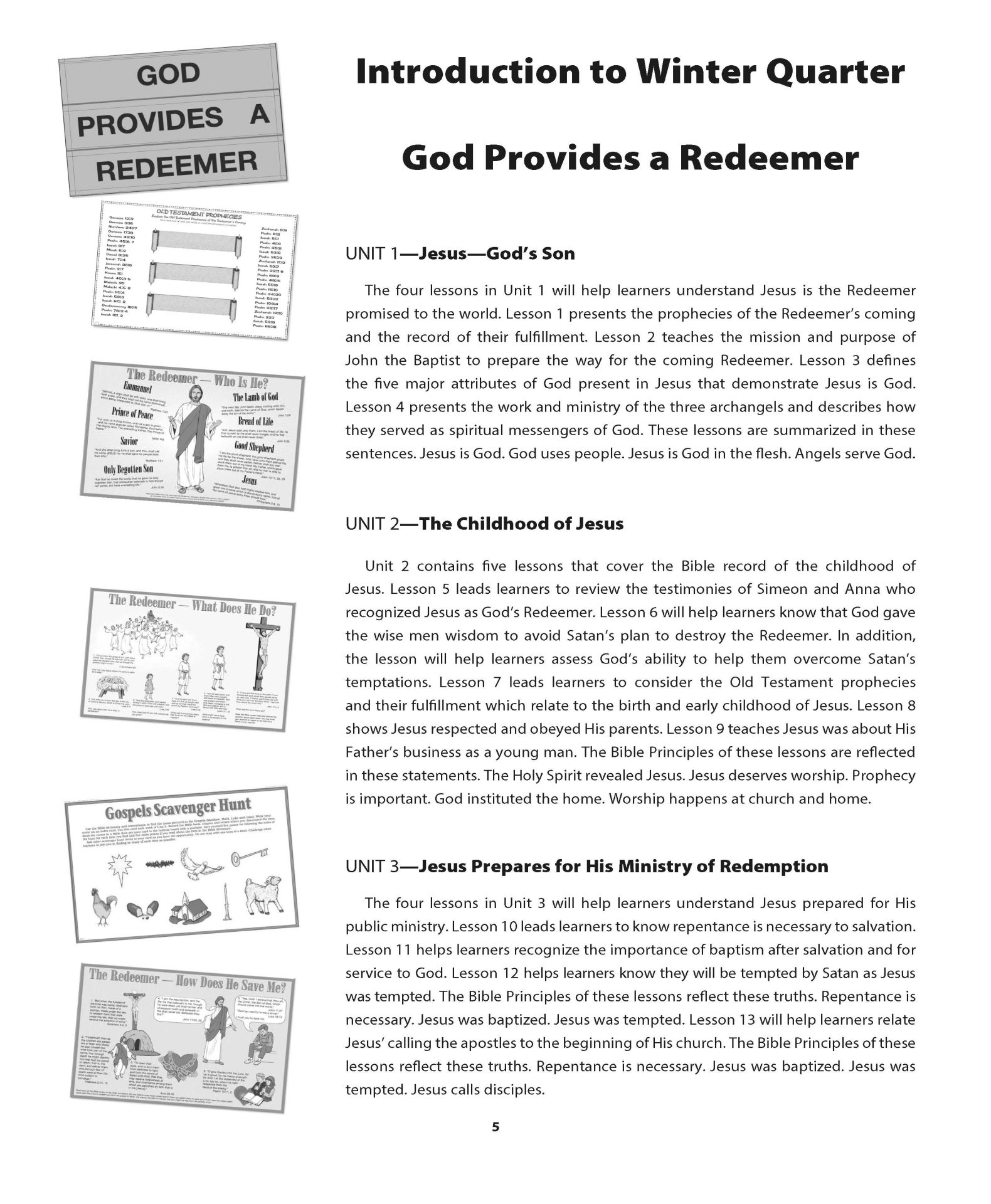 Sunday School, Bible Basics, Junior Teacher's Guide, Winter 2026-27 - Image 6