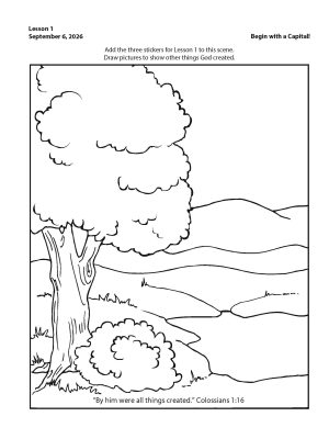 Sunday School, Bible Basics, Preschool Make & Take, Fall Quarter 2026
