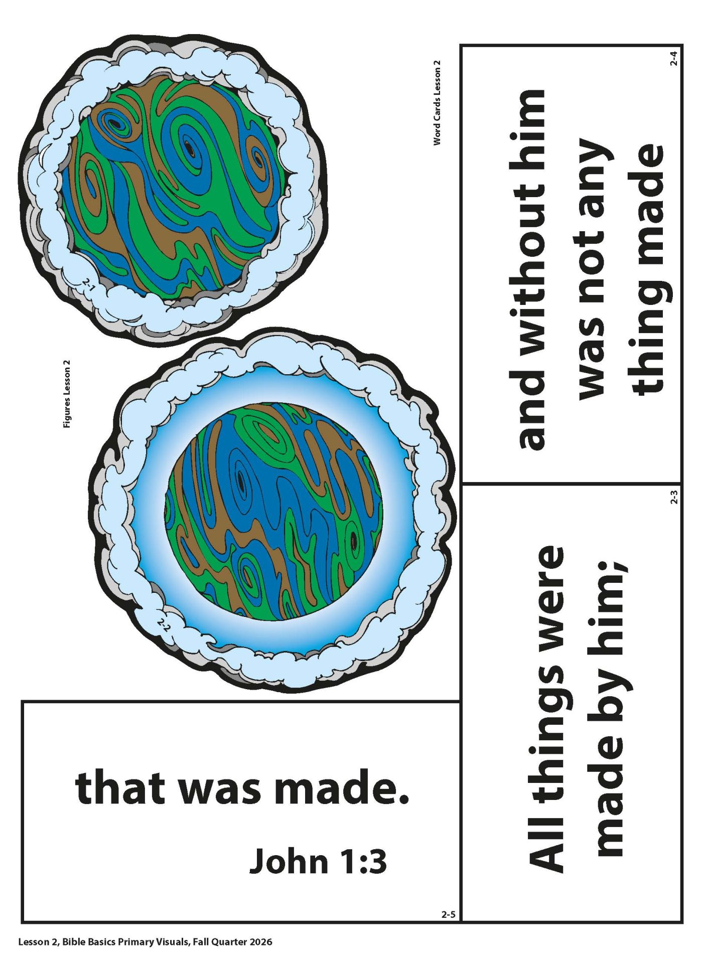 Sunday School, Bible Basics, Primary Visuals, Fall Quarter 2026 - Image 3