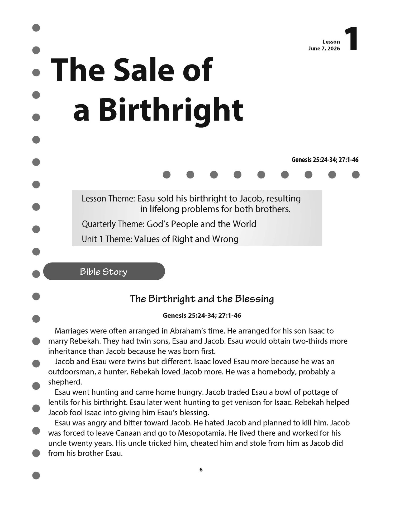 Sunday School Bible Basics Junior Teacher's Guide, Summer 2026 - Image 4