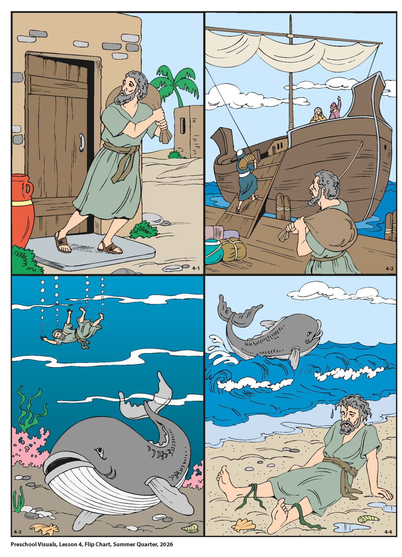 Sunday School Bible Basics Preschool Visuals, Summer 2026 - Image 3