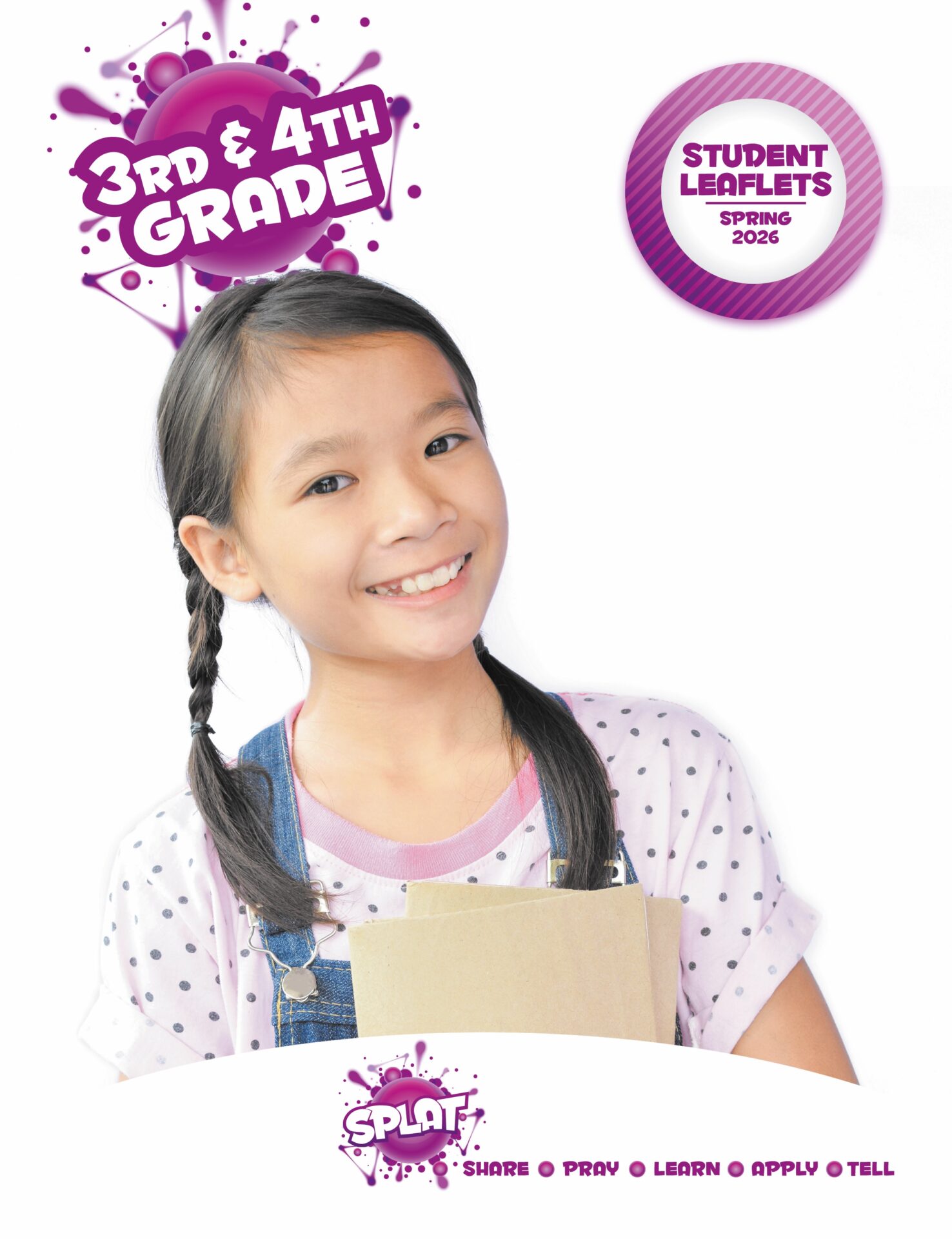 Sunday School SPLAT 3rd & 4th GRADE STUDENT LEAFLETS, Spring 2026