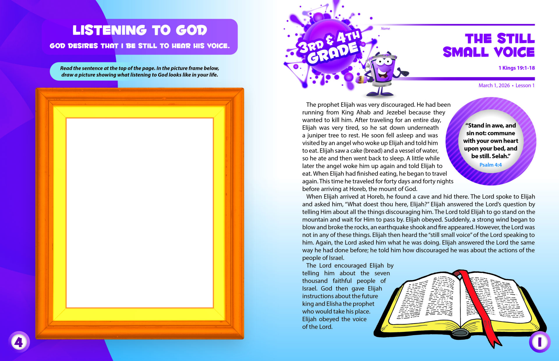 Sunday School SPLAT 3rd & 4th GRADE STUDENT LEAFLETS, Spring 2026 - Image 5