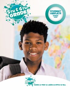 Sunday School SPLAT 5th & 6th GRADE STUDENT LEAFLETS, Spring 2026