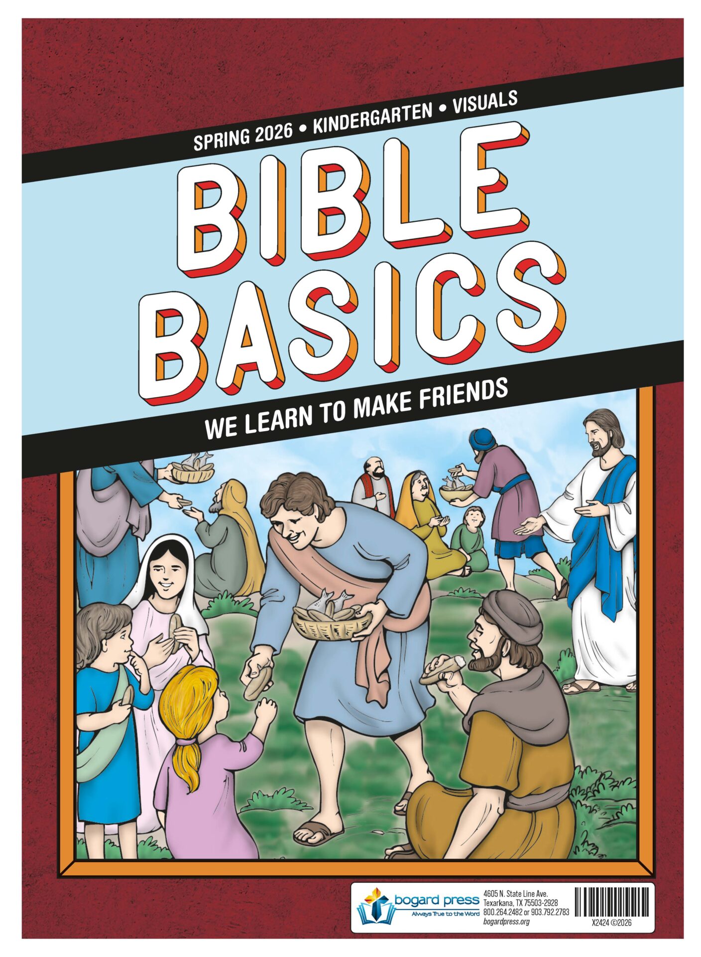 Sunday School BIBLE BASICS KINDERGARTEN VISUALS, Spring 2026