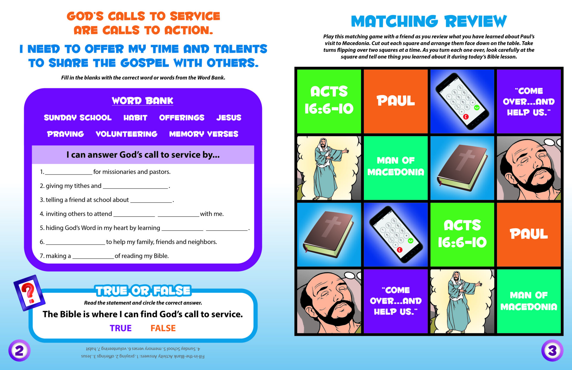 Sunday School SPLAT 3rd & 4th GRADE STUDENT LEAFLETS, Winter 2025-2026 - Image 4