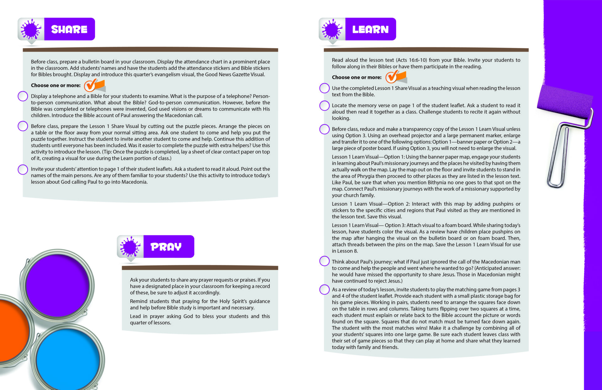 Sunday School SPLAT 3rd & 4th GRADE TEACHER LEAFLETS, Winter 2025-2026 - Image 4