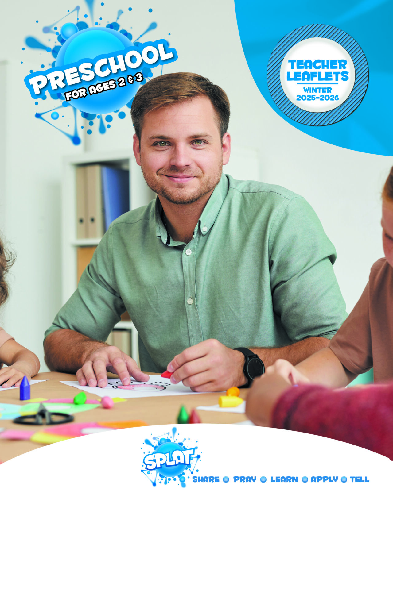 Sunday School SPLAT PRESCHOOL TEACHER LEAFLETS, Winter 2025-2026