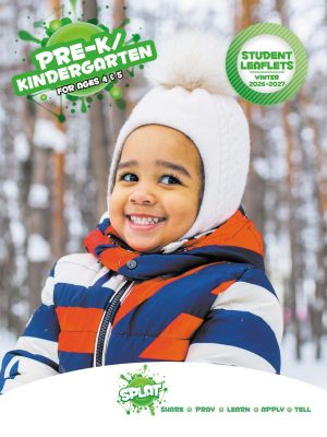 Sunday School, SPLAT, Pre-K/Kindergarten Student Leaflets, Winter 2026-27