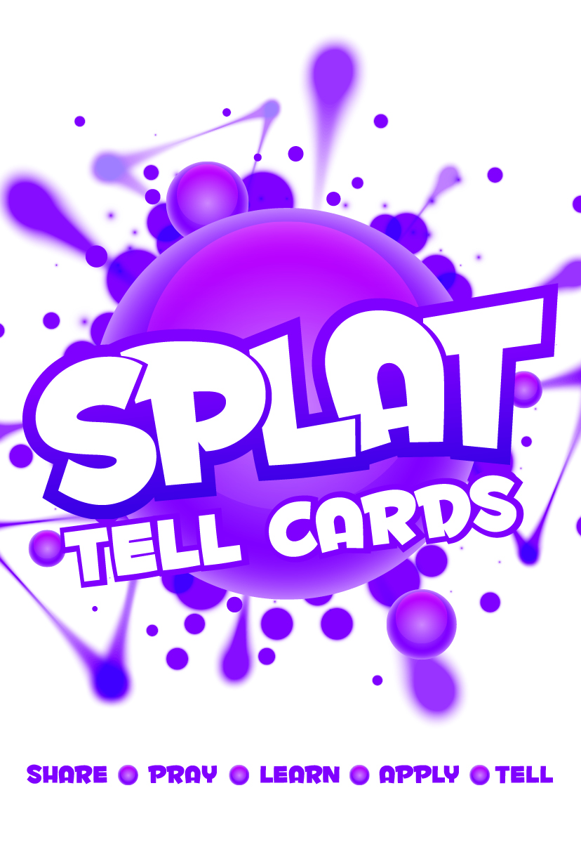 Sunday School SPLAT 3rd & 4th GRADE TELL CARDS, Winter 2025-2026