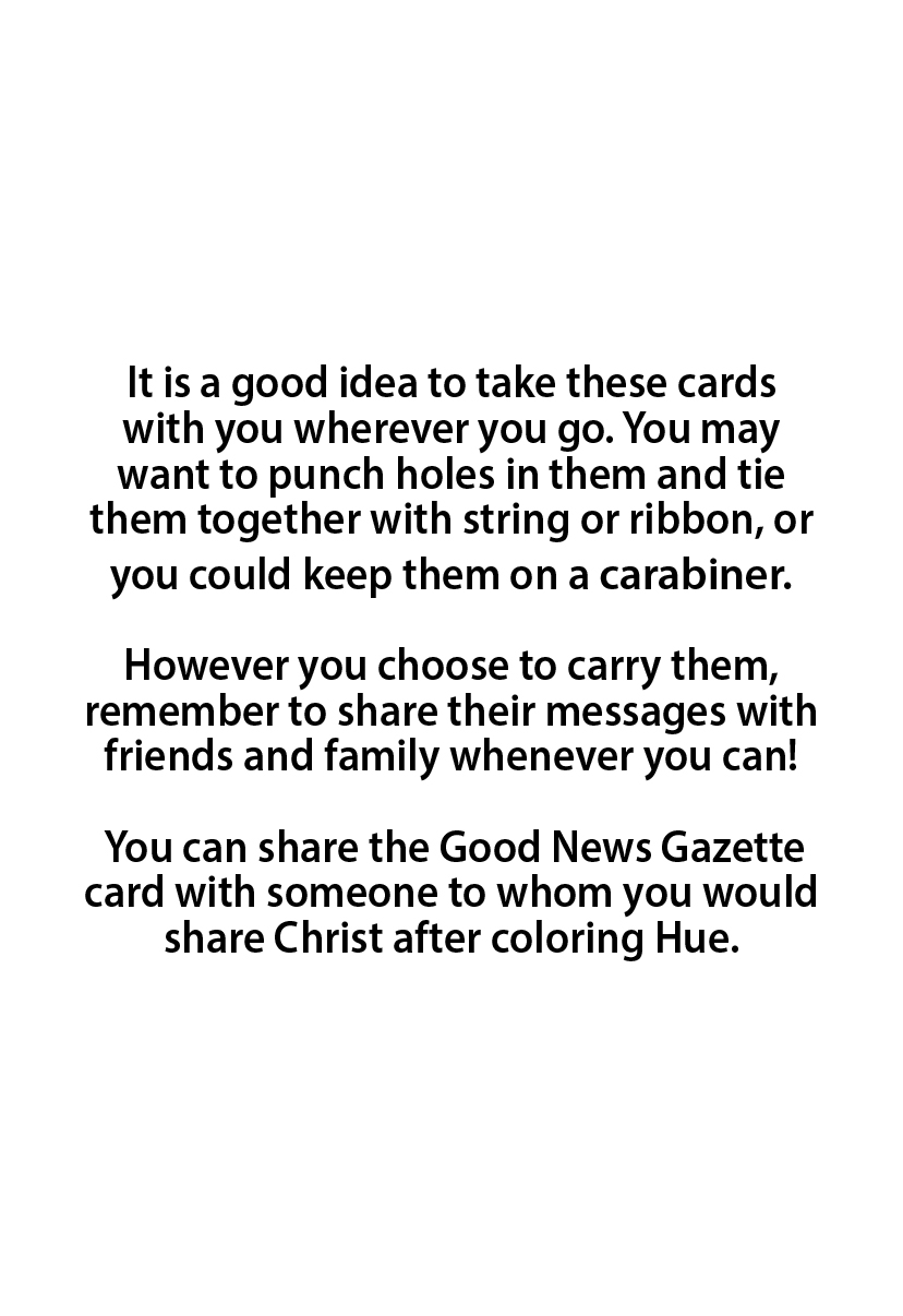 Sunday School SPLAT 3rd & 4th GRADE TELL CARDS, Winter 2025-2026 - Image 2