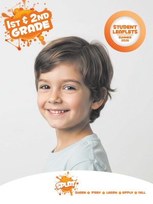 Sunday School SPLAT 1st & 2nd Grade Student Leaflets, Summer 2026