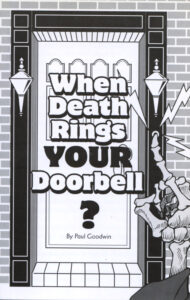 WHEN DEATH RINGS YOUR DOORBELL? Tract