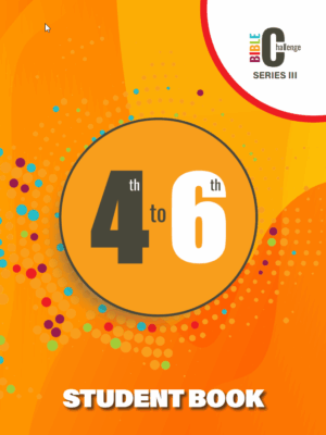 Bible Challenge 4th-6th Grade STUDENT ACTIVITY LEAFLETS, Series III