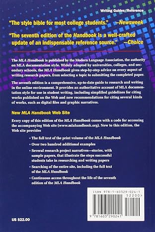MLA HANDBOOK 7TH EDITION - Image 2