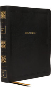 NKJV, Reference Bible, Comfort Print, Leathersoft, Black, Large Print