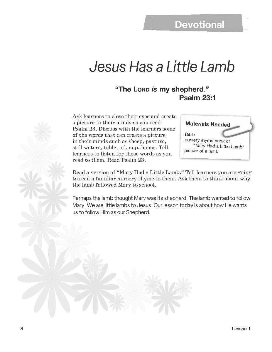 Sunday School, Bible Basics Beginner Teacher's Guide, Summer 2026 - Image 2