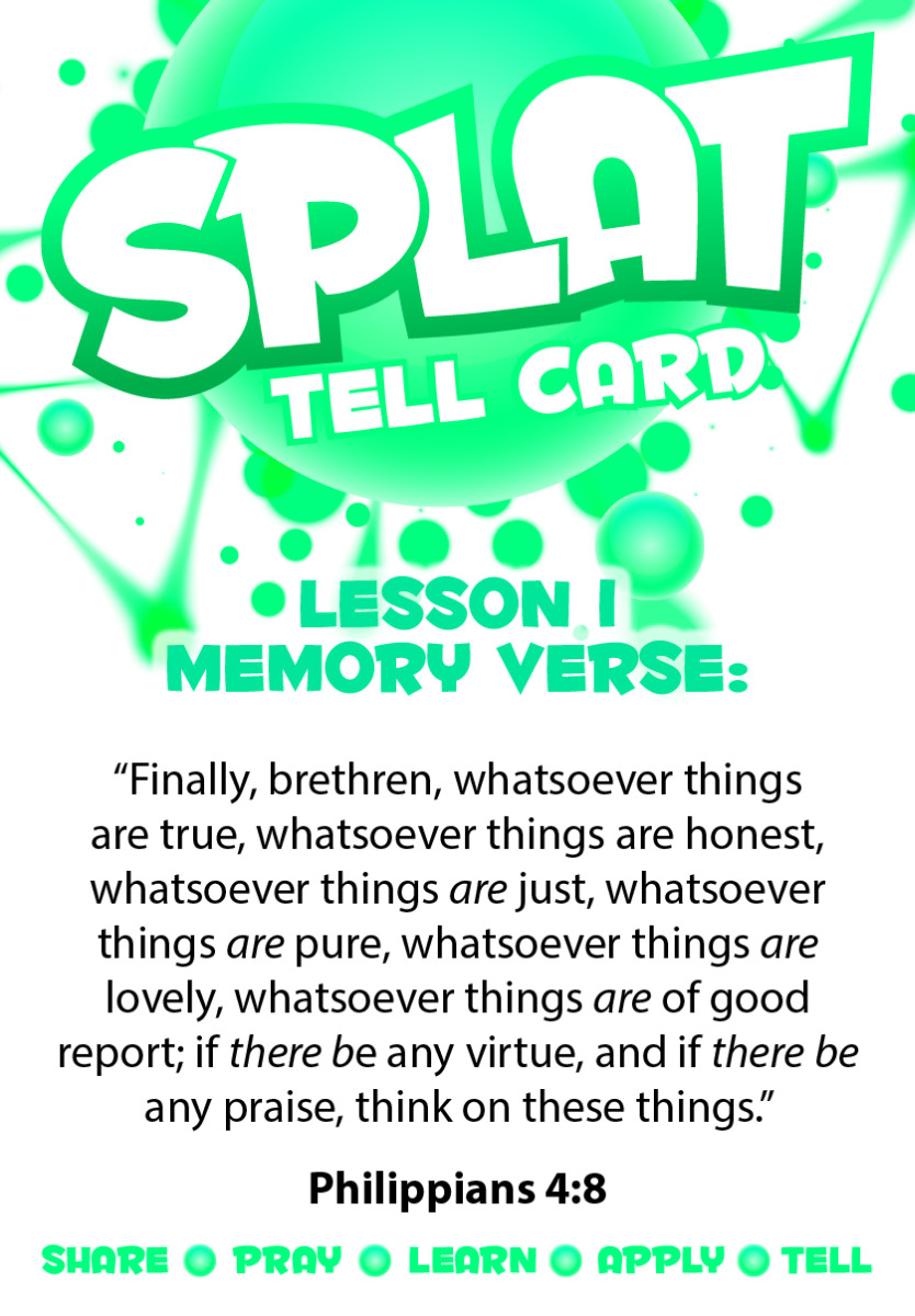 Sunday School, SPLAT 5th & 6th Grade Tell Cards, Summer 2026 - Image 3