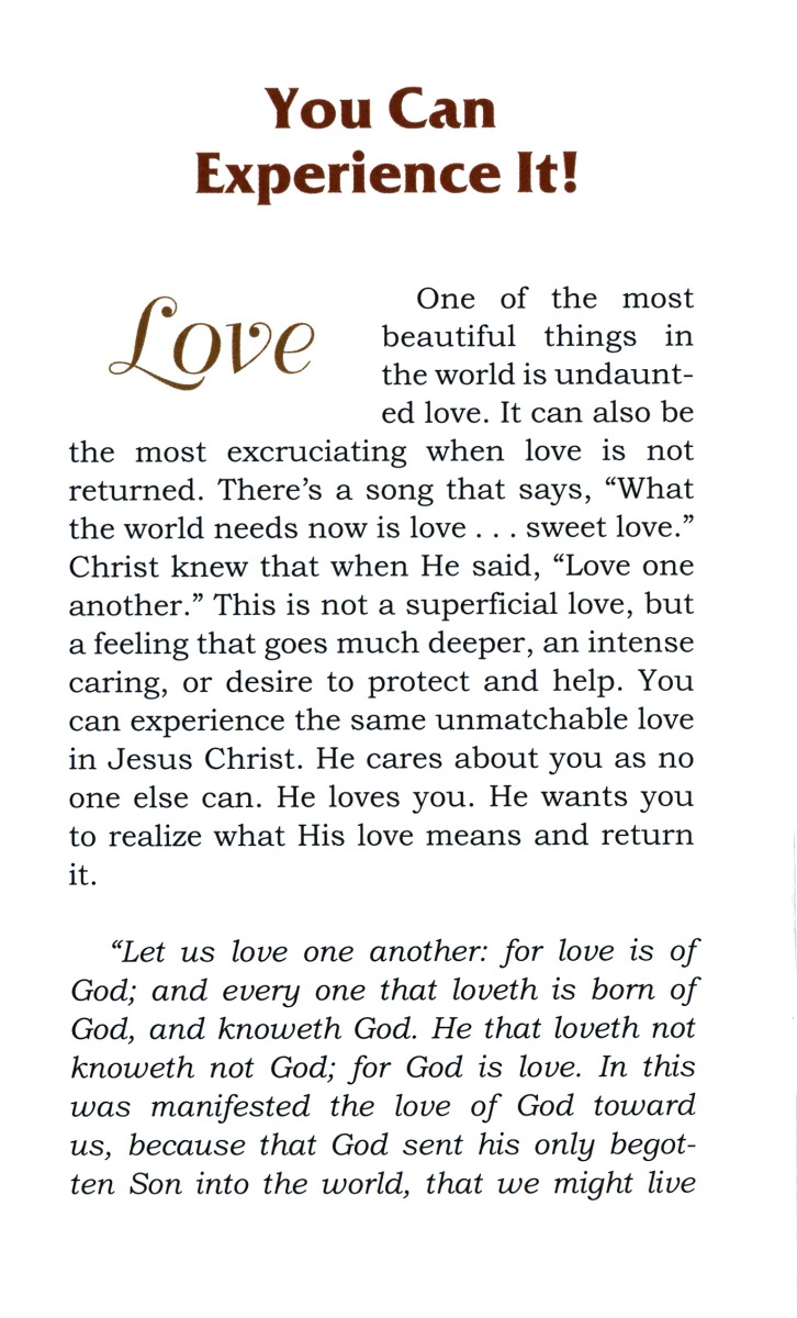 YOU CAN EXPERIENCE IT! Tract - Image 2
