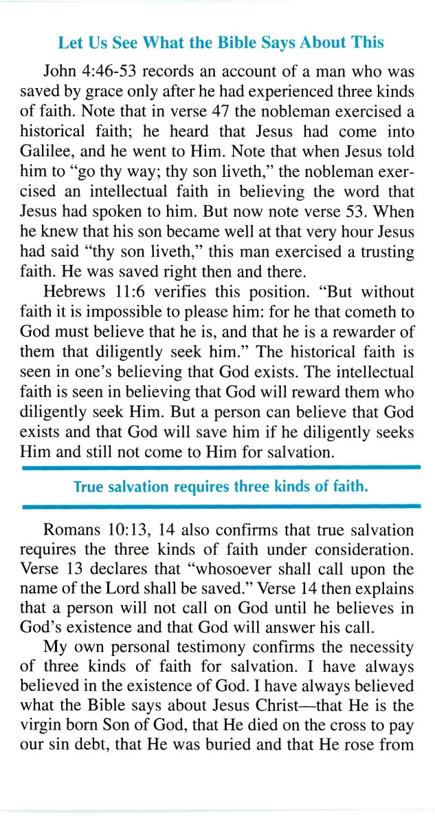 WHAT DOES IT MEAN TO BELIEVE ON THE LORD JESUS CHRIST? Tract - Image 4