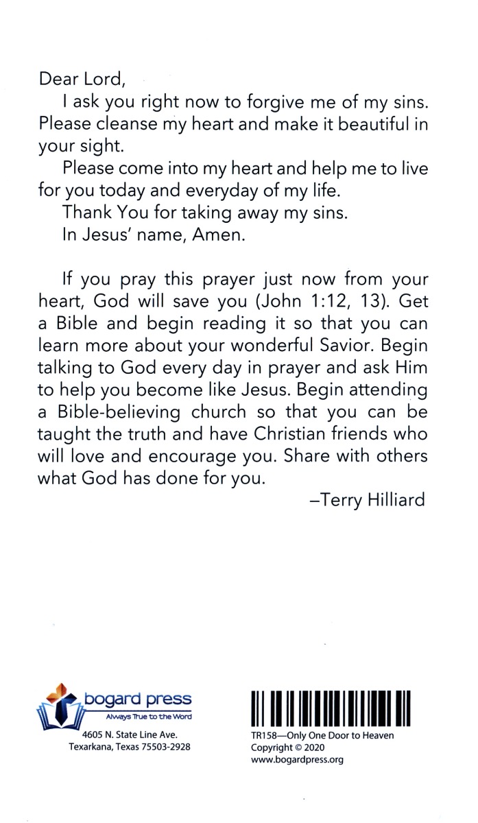 THERE IS ONLY 1 DOOR TO HEAVEN! Which Door Will You Choose? Tract - Image 3