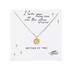 NECKLACE MOTHER OF TWO, MOON STAR