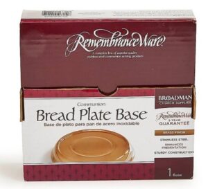 STACKING BREAD PLATE BASE, BRASS