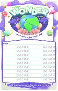 VBS ATTENDANCE CHART 2026