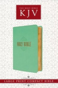 KJV Large Print Compact Edition, Aqua