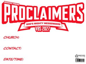 VBS COMMUNITY YARD SIGN 2027