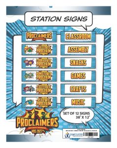 VBS STATION SIGNS 2027
