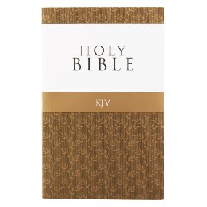 KJV, Outreach Holy Bible, Paperback, Antique Gold Olive Branch