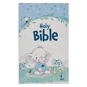 NLT, Infant Holy Bible, Hardcover, Blue
