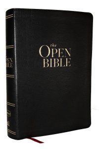 B-NKJV,OPEN BIB, BLK RL