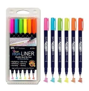 NEON HIGH-LINER HARD TIP PENS