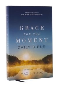 NKJV Grace for the Moment Daily Bible, Comfort Print--hardcover