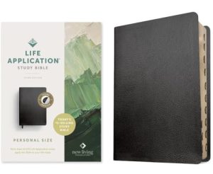 NLT Life Application Study Bible, Third Edition, Personal Size (Bonded Leather, Black, Indexed, Red Letter) -- New Living Tra