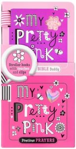 Shiny Vinyl Stroller Books - Pink