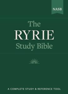 The Ryrie NASB Study Bible Hardcover Red Letter Indexed